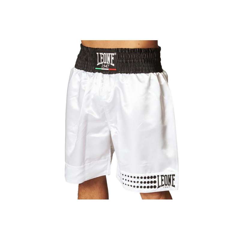 Pantalones de Boxeo Leone 1947 Premium Blanco