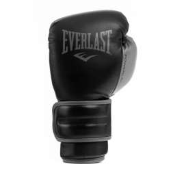 Guantes Boxeo Profesionales Everlast, Piel, PowerLock, Kick Boxing, Muay  Thai, MMA, Velcro, 12 oz., Negro