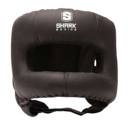 Casco de Boxeo con Barra Frontal CHARLIE casco barra H NEGRO - Lua Sports