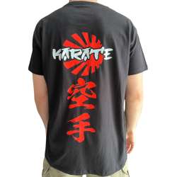 Camiseta negra karate Utuk Fightwear
