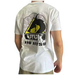 Camiseta blanca Utuk Fightwear jiu jitsu