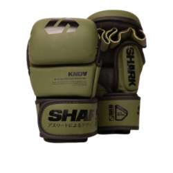 Guantillas MMA Shark pro combat verde